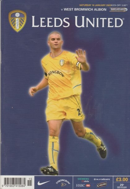 Leeds United v West Bromwich Albion 18-Jan-2003