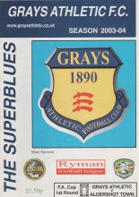 Grays Athletic v Aldershot Town  08-Nov-2003