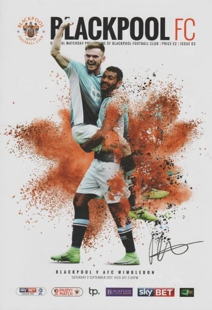 Blackpool v AFC Wimbledon 02-Sep-2017
