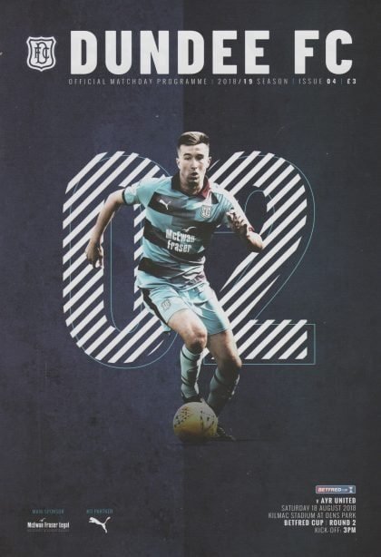 Dundee v Ayr United  18-Aug-2018