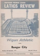 Wigan Athletic v Bangor City 05-Sep-1977