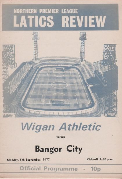 Wigan Athletic v Bangor City 05-Sep-1977