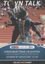 Shrewsbury Town v Blackpool 18-Aug-2018