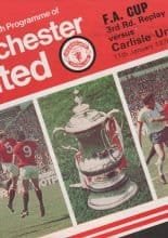 Manchester United v Carlisle United 11-Jan-1978