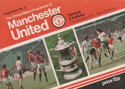 Manchester United v Chelsea 17-Sep-1977