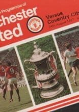 Manchester United v Coventry City 24-Aug-1977