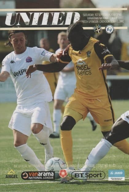 Sutton United v FC Halifax Town 01-Sep-2018