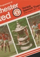 Manchester United v Ipswich Town  27-Aug-1977