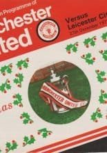 Manchester United v Leicester City 27-Dec-1977