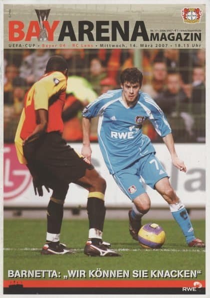 Bayer 04 Leverkusen v Racing Club Lens  14-Mar-2007