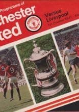 Manchester United v Liverpool 01-Oct-1977