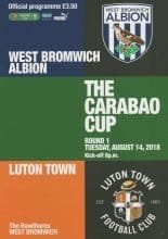 West Bromwich Albion v Luton Town  14-Aug-2018