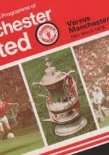 Manchester United v Manchester City 15-Mar-1978