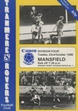Tranmere Rovers v Mansfield Town 22-Oct-1985