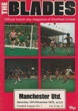 Sheffield United v Manchester United 13-Dec-1975