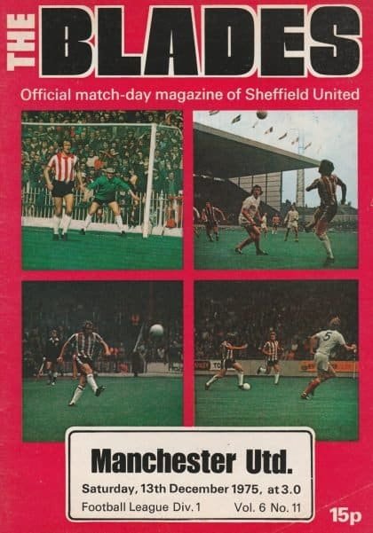 Sheffield United v Manchester United 13-Dec-1975