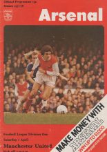 Arsenal v Manchester United 01-Apr-1978