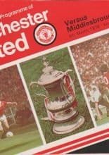 Manchester United v Middlesbrough 04-Mar-1978