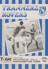 Tranmere Rovers v Northampton Town 06-Feb-1987
