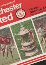 Manchester United v Norwich City 19-Nov-1977