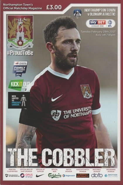 Northampton Town v Oldham Athletic  28-Feb-2017