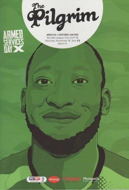 Plymouth Argyle v Oxford United  18-Nov-2017
