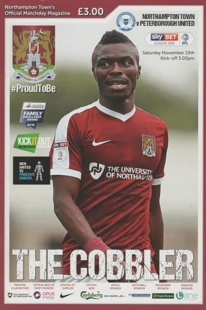 Northampton Town v Peterborough United 19-Nov-2016