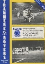 Tranmere Rovers v Rochdale  26-Oct-1985