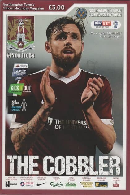 Northampton Town v Shrewsbury Town 17-Apr-2017