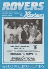 Tranmere Rovers v Swindon Town  17-Oct-1983