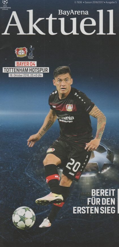 Bayer 04 Leverkusen v Tottenham Hotspur  18-Oct-2016