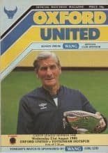 Oxford United v Tottenham Hotspur  21-Aug-1985
