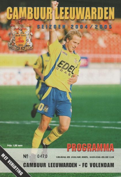 Cambuur Leeuwarden v FC Volendam  28-Jan-2005