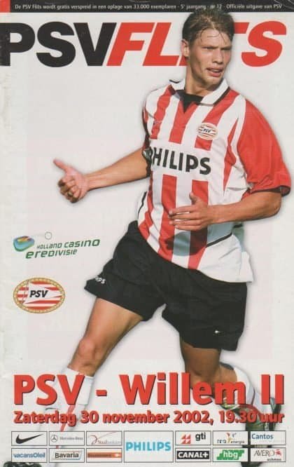 PSV Eindhoven v Willem II  30-Nov-2002