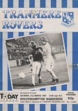 Tranmere Rovers v Wolverhampton Wanderers 21-Mar-1987