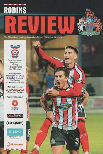 Altrincham v York City 17-Oct-2018