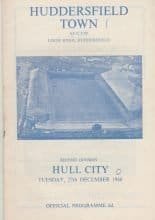 Huddersfield Town v Hull City 27-Dec-1966
