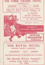 Barnsley v Reading 31-Aug-1960
