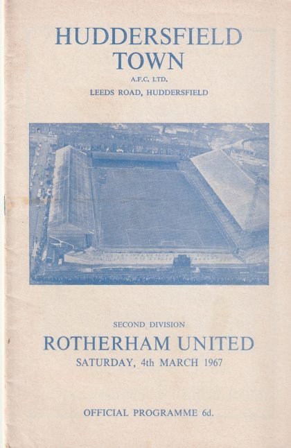 Huddersfield Town v Rotherham United 04-Mar-1967