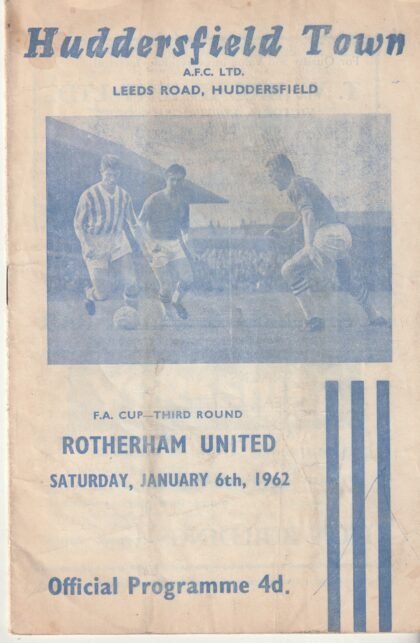 Huddersfield Town v Rotherham United 06-Jan-1962