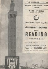 Grimsby Town v Reading 03-Feb-1960