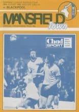 Mansfield Town v Blackpool 28-Aug-1982