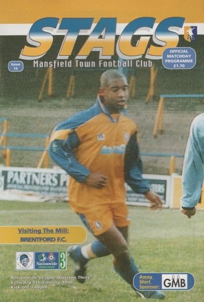 Mansfield Town v Brentford 09-Jan-1999