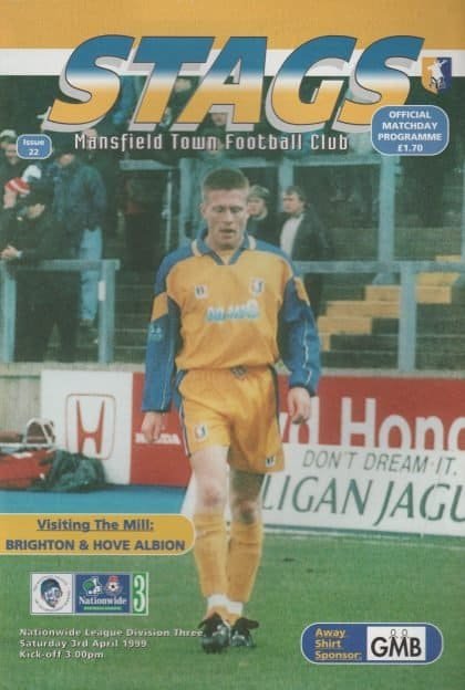 Mansfield Town v Brighton & Hove Albion  03-Apr-1999