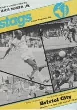 Mansfield Town v Bristol City 11-Apr-1987