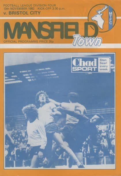 Mansfield Town v Bristol City 13-Nov-1982