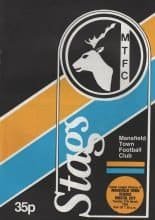 Mansfield Town v Hartlepool United 22-Oct-1983