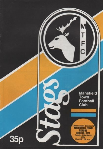 Mansfield Town v Hartlepool United 22-Oct-1983