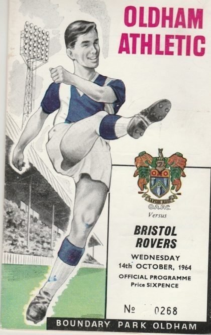 Oldham Athletic v Bristol Rovers  14-Oct-1964