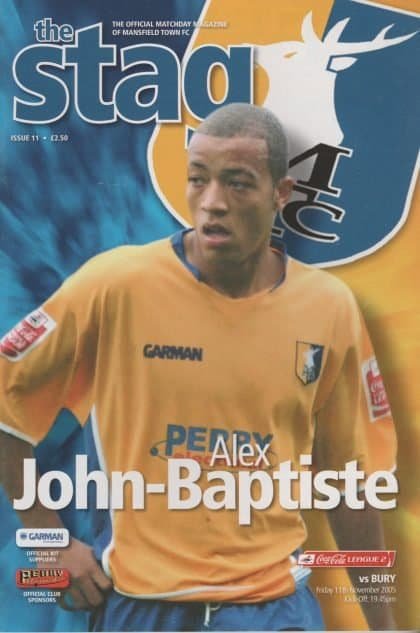 Mansfield Town v Bury 11-Nov-2005